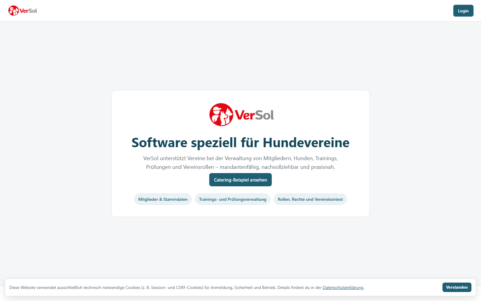 Startseite VerSol