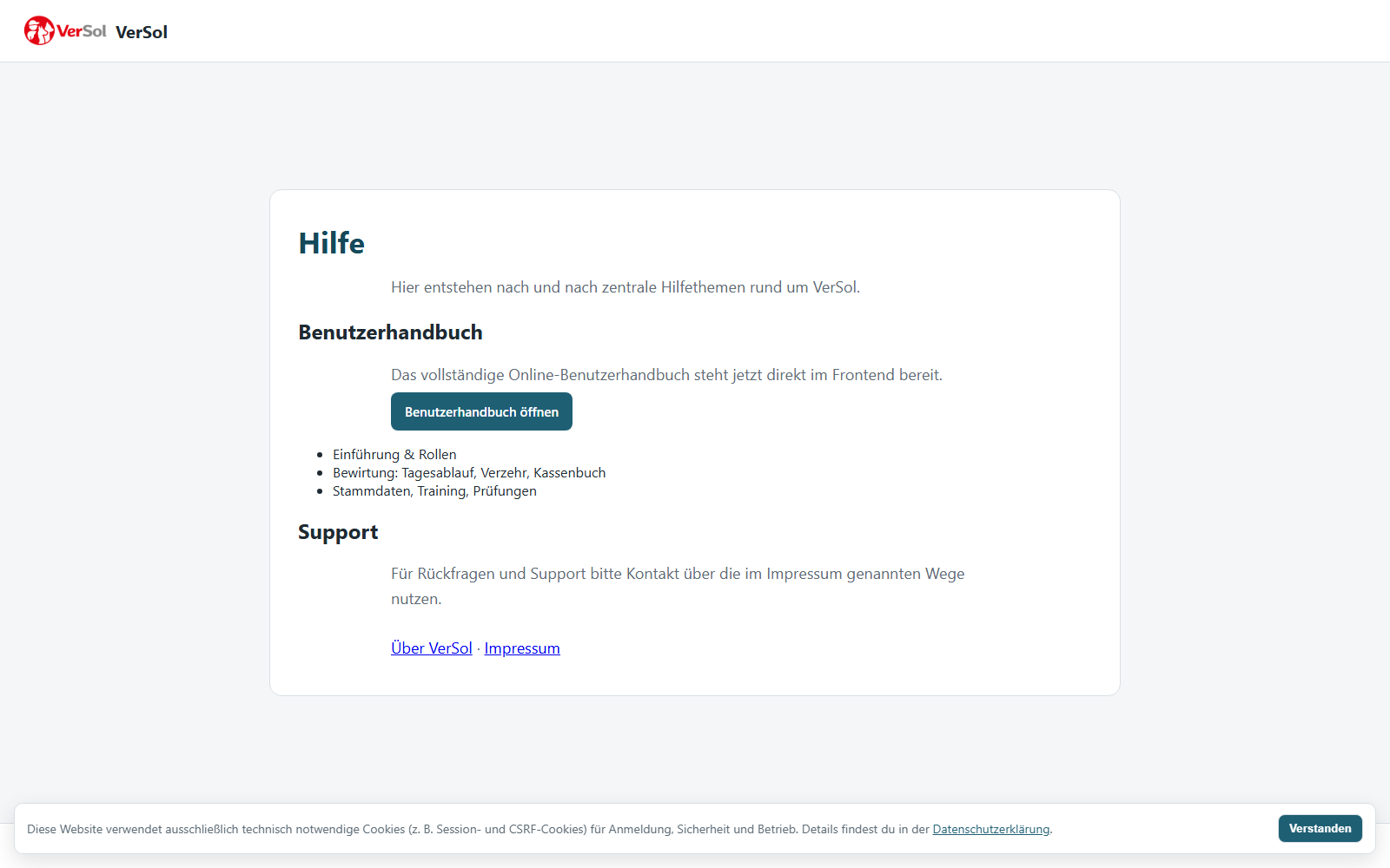 Hilfe-Seite