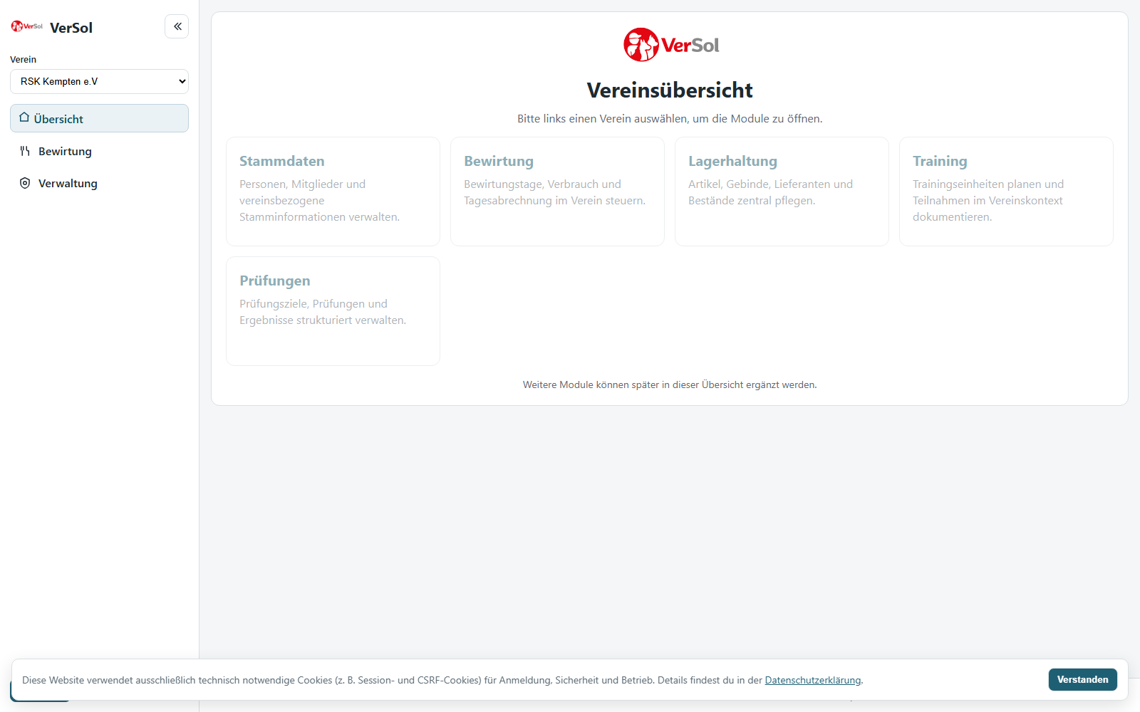 Übersicht VerSol