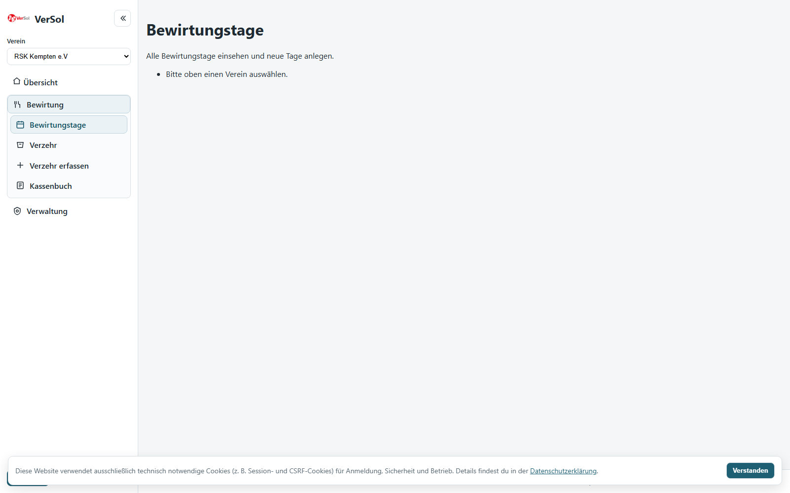 Bewirtungstage